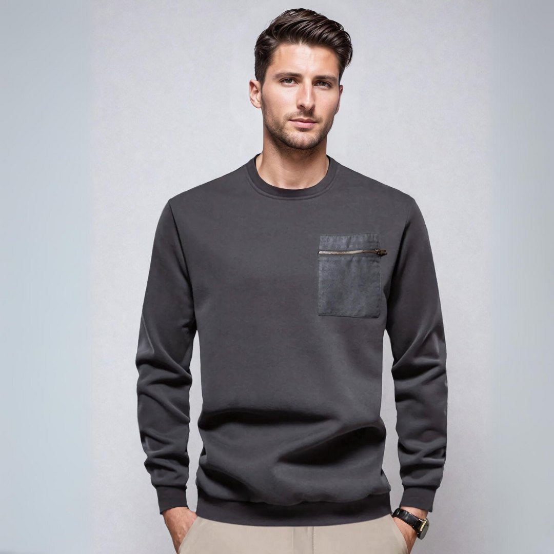 Luka - Modern Crewneck Sweater voor Mannen