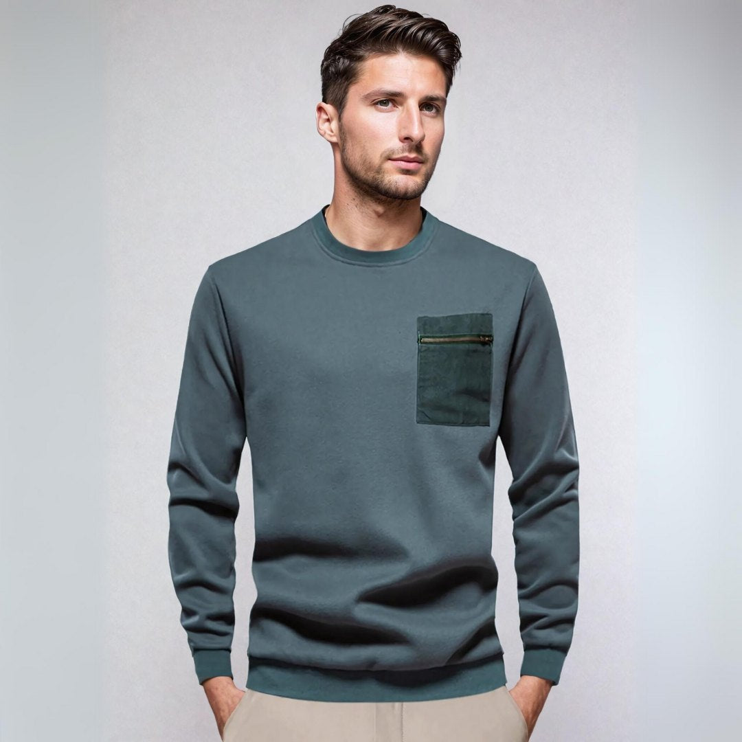 Luka - Modern Crewneck Sweater voor Mannen