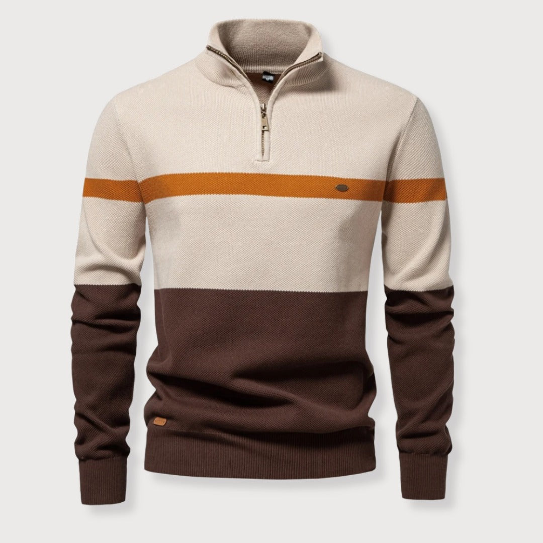 Anthony - Klassieke Quarter Zip Trui