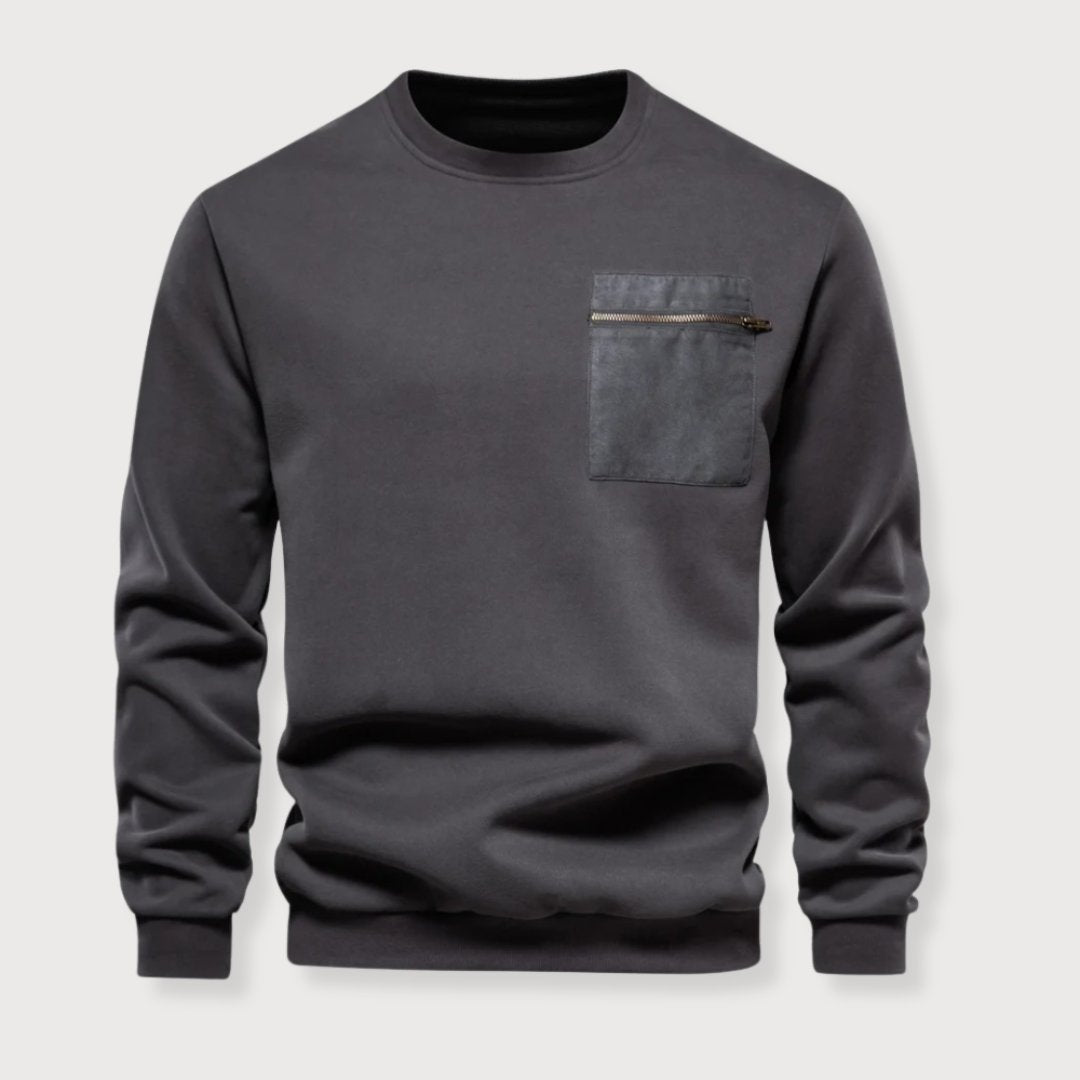 Luka - Modern Crewneck Sweater voor Mannen