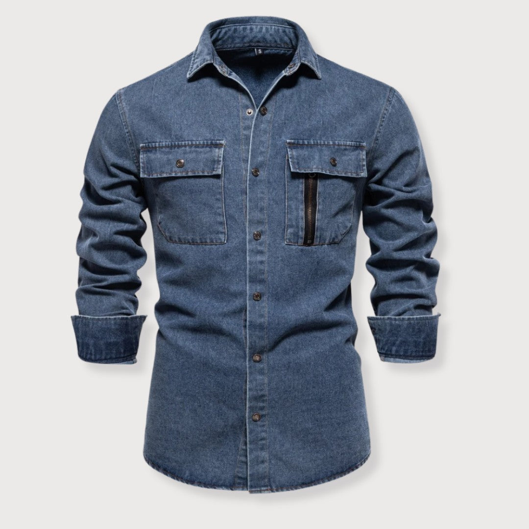 Thomas - Denim Shirt voor Mannen