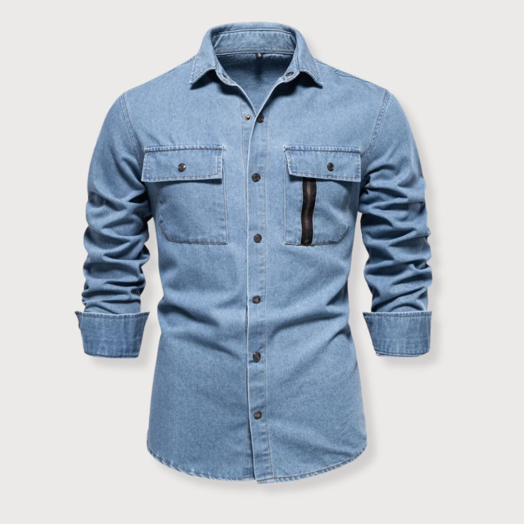 Thomas - Denim Shirt voor Mannen